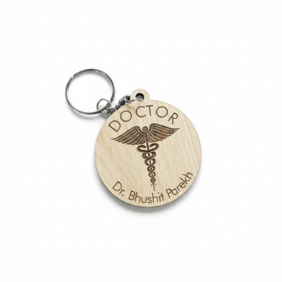Wooden Keychain (customized )