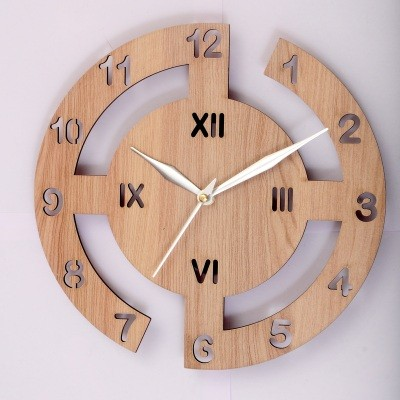 Wooden Wall Clock WFL 1003