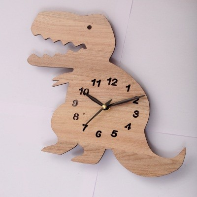 Wooden Wall Clock WCL 1002 DINOSAUR
