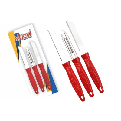 Classic 3 Pcs Knife & Peeler Set