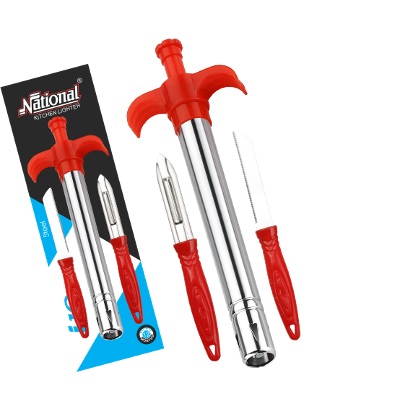 I 10 Lighter, Knife & Peeler 3 Pcs Combo
