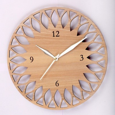 Wooden Wall Clock WRL 1008