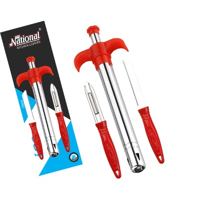 I 20 Lighter, Knife & Peeler 3 Pcs Combo