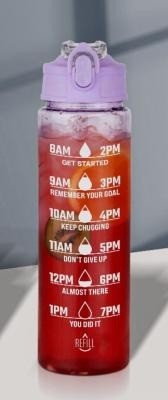 Motivational Bottle Transparent 900 ml