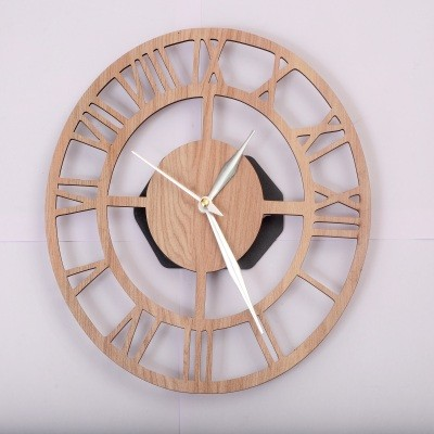 Wooden Wall Clock WRL 1001