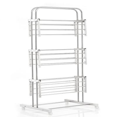 SS Cloth Drying Rack 3 Layer