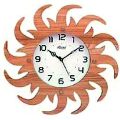 Wooden Wall Clock WRL 1608