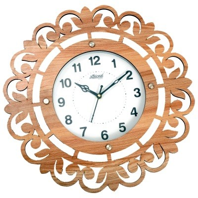 Wooden Wall Clock WRL 1614
