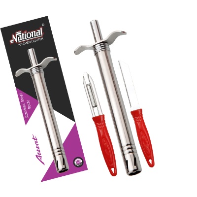 Accent Lighter, Knife & Peeler 3 Pcs Combo