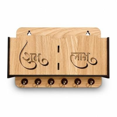 Shubh Labh Key Stand With Mobile Holder