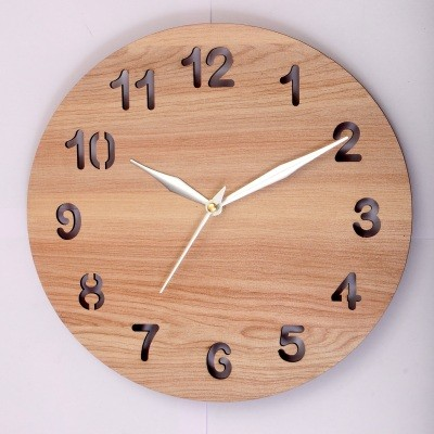 Wooden Wall Clock WRL 1002