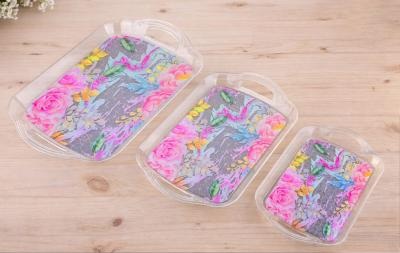Swagatam Serving Tray 3 Pcs Set