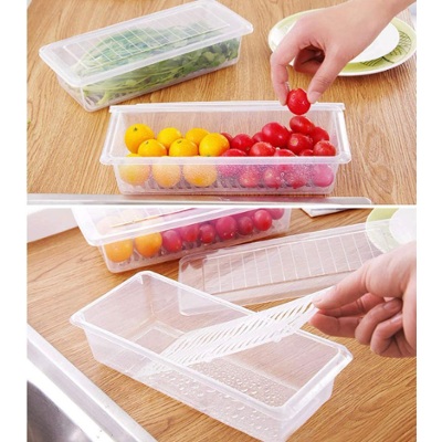 Multipurpose Container Box With Free Removable Drain Plate (3 Pcs Set)