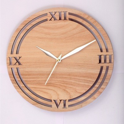 Wooden Wall Clock WRL 1006
